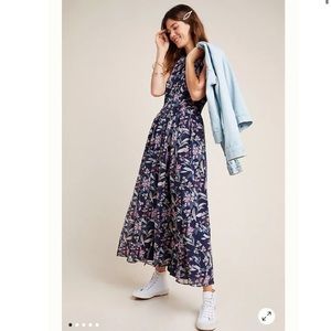 Gal Meets Glam Siena Floral Halter Maxi Dress
